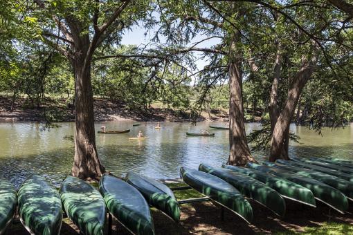 Free Stock Photo of Canoeing in the River