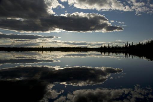 Free Stock Photo of Reflective Lake