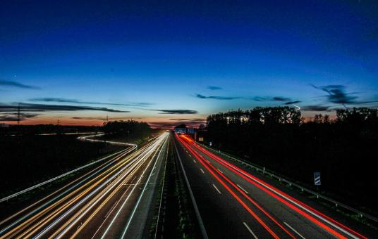 Free Stock Photo of Autobahn Berliner Ring