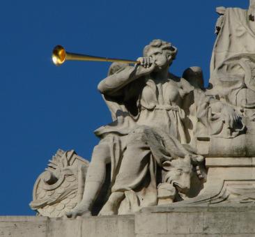 Free Stock Photo of Blowing the Trumpet