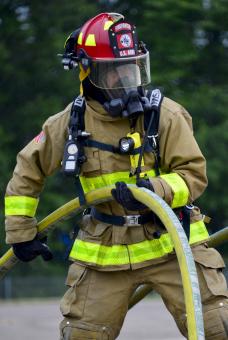 Free Stock Photo of Firemen Training