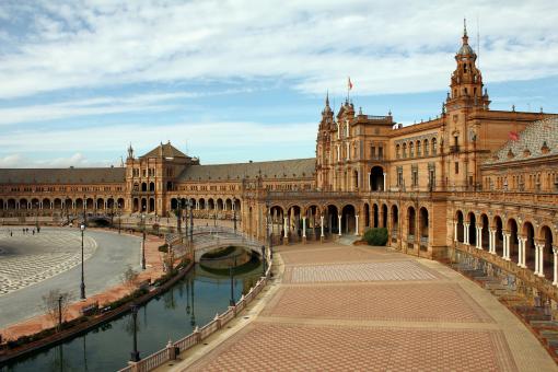 Free Stock Photo of Plaza de Espana