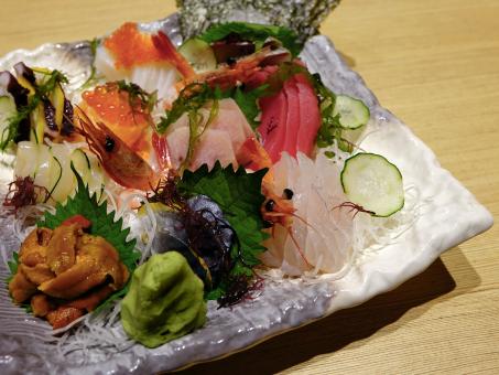 Free Stock Photo of Sashimi Dish