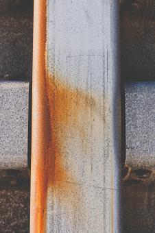 Free Stock Photo of Rusted Metal Fence Texture