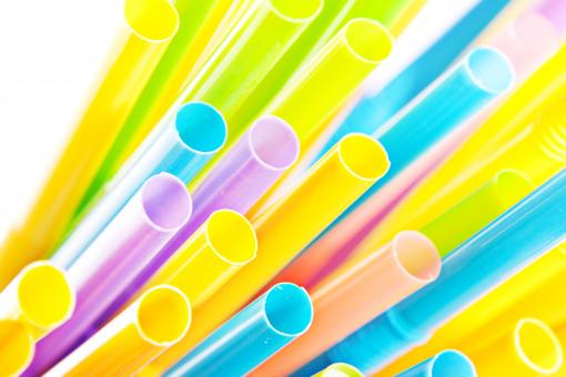 Free Stock Photo of Multicolored Drinking Straws