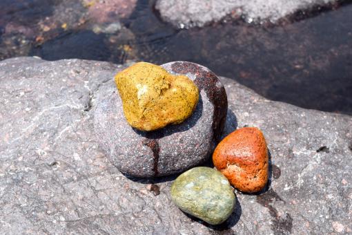 Free Stock Photo of Colorful Stones