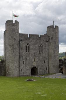 Free Stock Photo of Caerphilly Castle