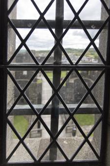 Free Stock Photo of Caerphilly Castle Window