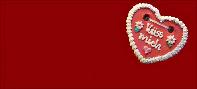 Free Stock Photo of Gingerbread Heart