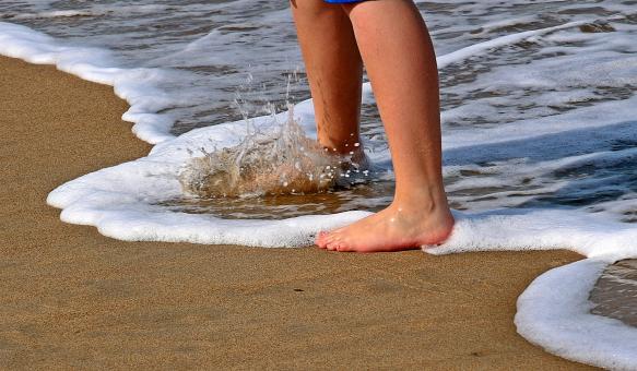 Free Stock Photo of Feeling the Wave