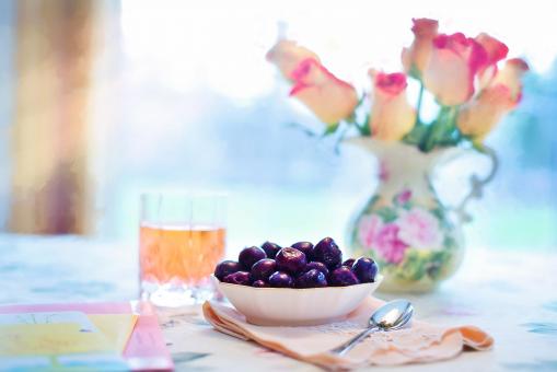 Free Stock Photo of Bowl of Cherries