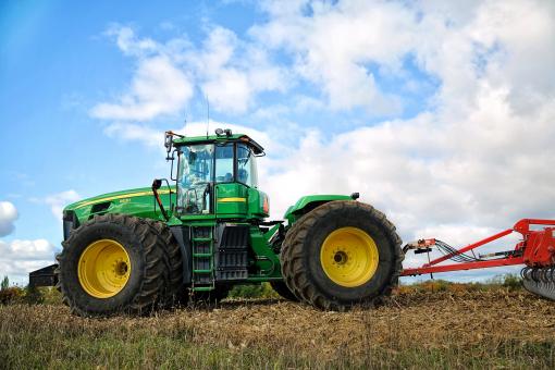 Free Stock Photo of Tractor in the Field