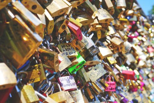 Free Stock Photo of Love Locks