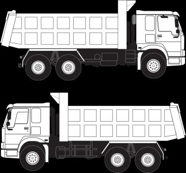 Free Stock Photo of Two Trucks