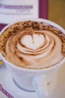 Free Stock Photo of Fresh Cappuccino