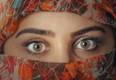 Free Stock Photo of Covered Face