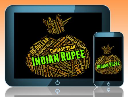 Free Stock Photo of Indian Rupee Represents Foreign Currency And Currencies
