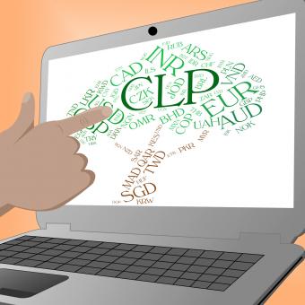 Free Stock Photo of Clp Currency Shows Chilean Peso And Coin