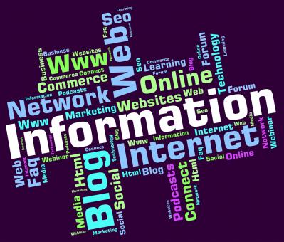 Free Stock Photo of Information Word Represents Support Advisor And Text