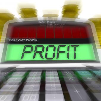 Free Stock Photo of Profit Calculated Means Surplus Income And Revenue