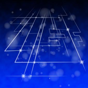 Free Stock Photo of Laser Circuit Background Shows Illuminated Circuit Or Electronic Conce