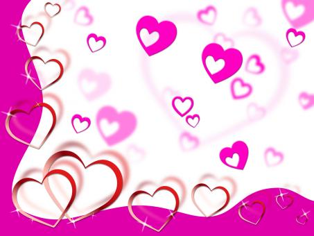 Free Stock Photo of Hearts Background Shows Tenderness Affection And Dear