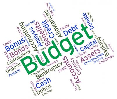 Free Stock Photo of Budget Words Represents Budgets Accounting And Financial