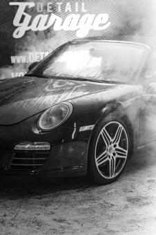 Free Stock Photo of Black Porsche