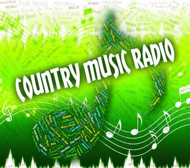 Free Stock Photo of Country Music Radio Represents Sound Track And Acoustic