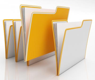 Free Stock Photo of Files Shows Organising And Paperwork