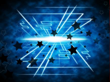 Free Stock Photo of Stars Brightness Background Means Night Beams And Geometrical Lines