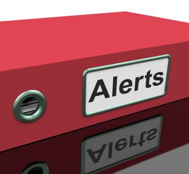 Free Stock Photo of Alerts File Indicates Warning Organized And Paperwork