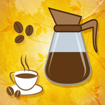 Free Stock Photo of Brewed Coffee Shows Roasted Caffeine And Freshness
