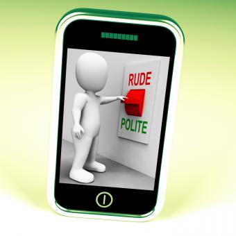 Free Stock Photo of Rude Polite Switch Means Good Bad Manners