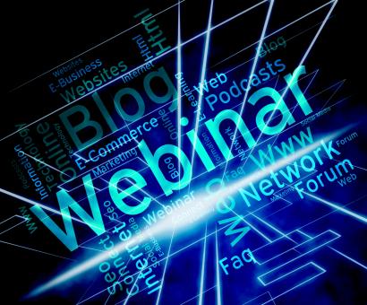 Free Stock Photo of Webinar Wordcloud Shows Text Skills And Instruction
