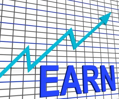 Free Stock Photo of Earn Graph Chart Shows Increase Earnings Growing