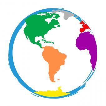Free Stock Photo of Globe World Means Globalisation Globalise And Colour