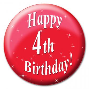 Free Stock Photo of Happy Fourth Birthday Represents Congratulations Happiness And Greetin