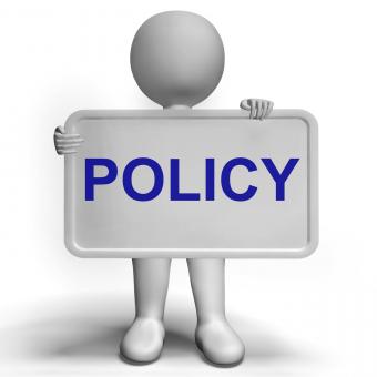 Free Stock Photo of Privacy Policy Sign Shows Company Data Protection Terms