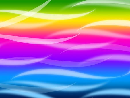 Free Stock Photo of Colorful Waves Background Means Rainbow Wavy Lines