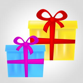 Free Stock Photo of Gift Boxes Represents Christmas Present And Celebrate