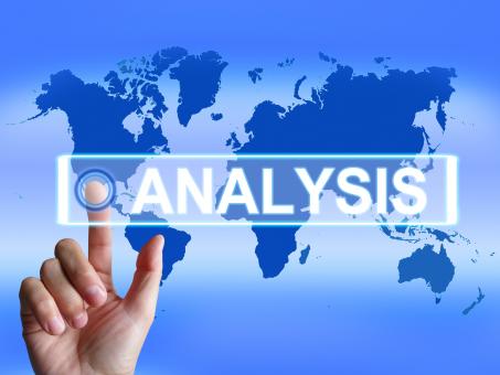Free Stock Photo of Analysis Map Indicates Internet or International Data Analyzing