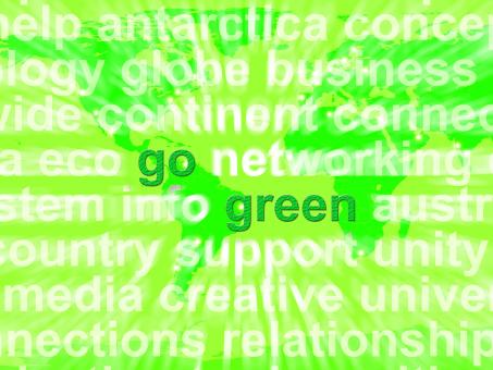 Free Stock Photo of Go Green Words Showing Recycling And Eco Friendly