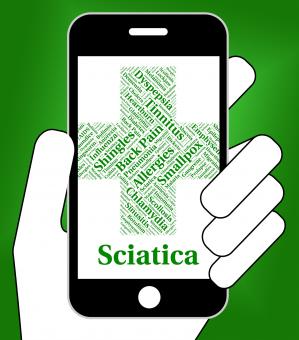 Free Stock Photo of Sciatica Illness Indicates Poor Health And Ailments