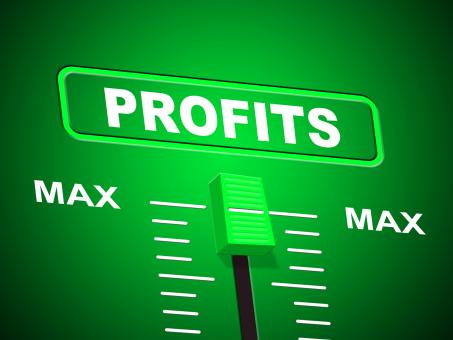 Free Stock Photo of Profits Max Shows Upper Limit And Top