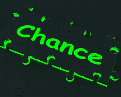 Free Stock Photo of Chance Puzzle Shows Business Opportunities