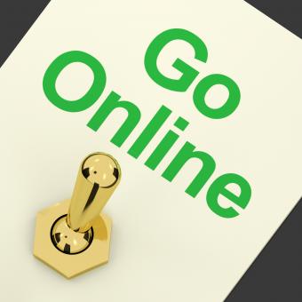 Free Stock Photo of Go Online Switch For Online Websites Or Internet