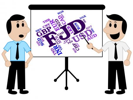 Free Stock Photo of Fjd Currency Indicates Fiji Dollar And Banknotes