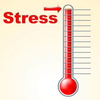 Free Stock Photo of Thermometer Stress Means Tension Celsius And Thermostat