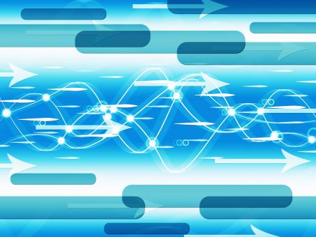 Free Stock Photo of Blue Double Helix Background Means Information Highway